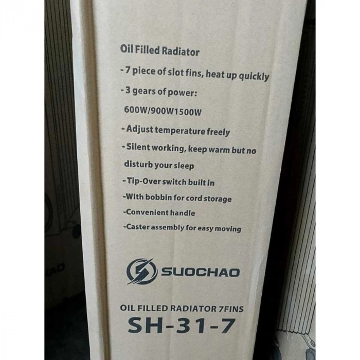 SH-31-7 – 7 Kanatlı Yağlı Radyatör