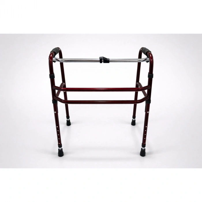 Hasta Yürüteci Walker Yürüteç 4 Ayaklı Metal 22 mm Yürüteç Ayarlanabilir Boy Walking Aid Product