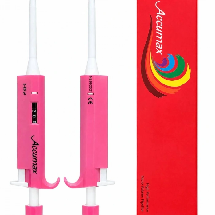 Ayarlanabilir Hacimli Mikro Pipet 2 - 20 µl - Ergonomik Otoklavlanabilir Laboratuvar Mikro Pipet