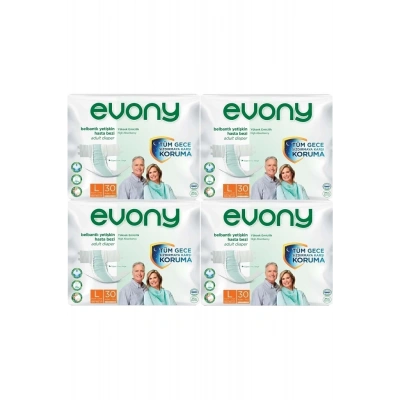 Hasta Bezi Yetişkin Bel Bantlı Tekstil Yüzey L-büyük Boy 120 Adet (4pk*30)