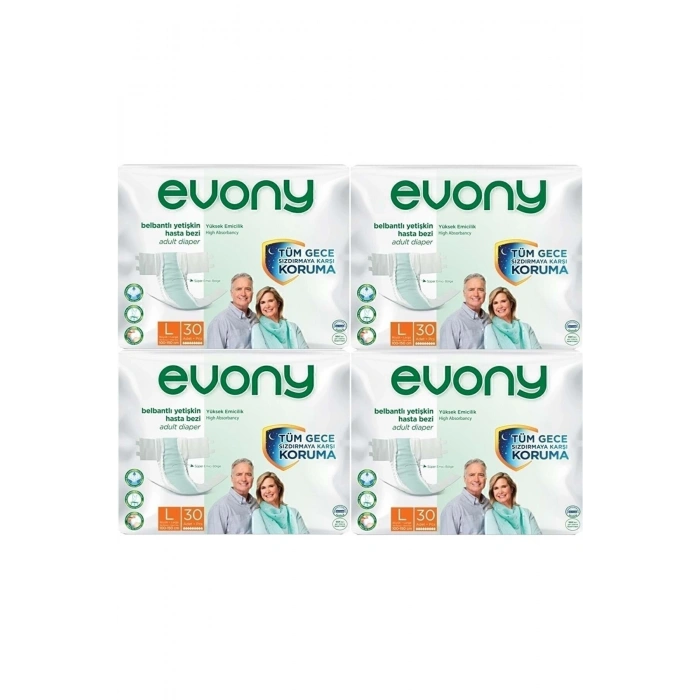 Hasta Bezi Yetişkin Bel Bantlı L-büyük Boy 120 Adet (4pk*30)