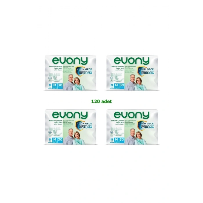 Belbantlı Yetişkin Hasta Bezi Medium 30lu X 4 Adet