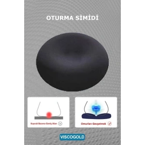 Ortopedik Oturma Simidi Koltuk Minderi Kuyruk Sokumu Yastığı Yuvarlak