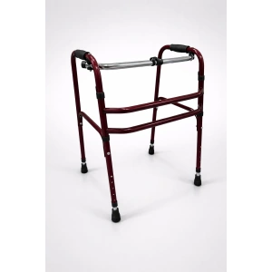 Hasta Yürüteci Walker Yürüteç 4 Ayaklı Metal 22 mm Yürüteç Ayarlanabilir Boy Walking Aid Product