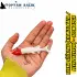 Fırsat Paketi: Turna Silikonu 10cm 18gr - Kırmızı Kafa Beyaz (5’li Set)