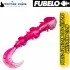 Fubelo Fubelorm Kokulu Orak Kuyruk LRF Silikon Yemi - White Pink Glow 60mm (BM-600 WPG)
