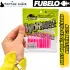 Fubelo Wormiez LRF Silikon Yemi - White Pink Glow 5.2 cm (18 Adet)