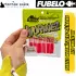 Fubelo Wormiez LRF Silikon Yemi - Red White UV (5.2 cm / 18 Adet)