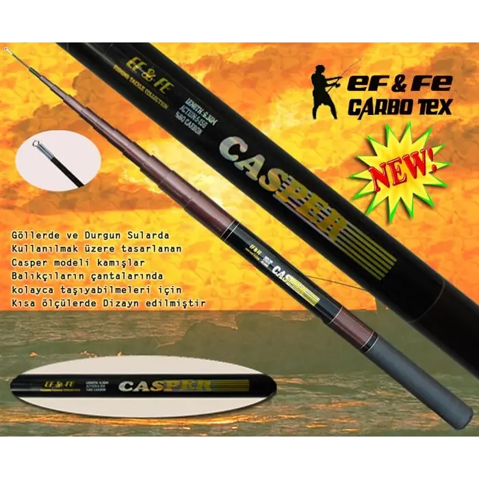 Effe Casper 4.50m Kısa Kapalı Boy Teleskobik Göl Kamışı