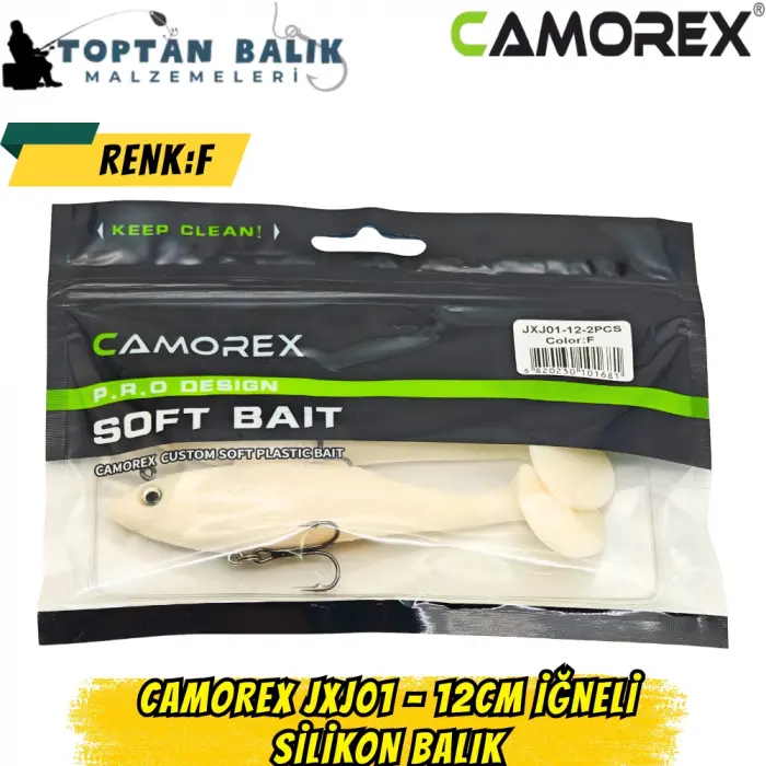 Camorex JXJ01 12cm 2li İğneli Silikon Balık (Renk: D)