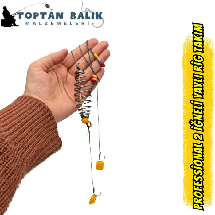 Professional 2 İğneli Yaylı Rig Takımı (Hazır Sazan Sistemi)