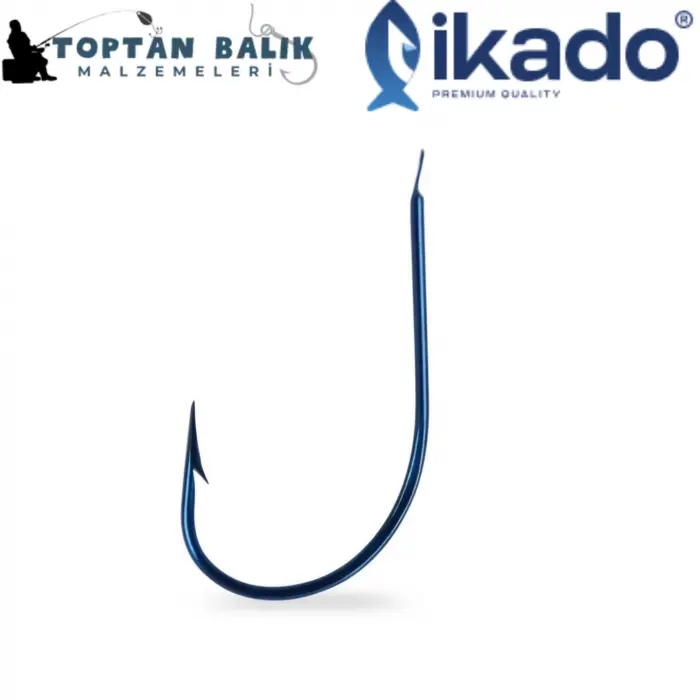 İkado 496 Serisi Profesyonel Çipura İğnesi - Black Nickel