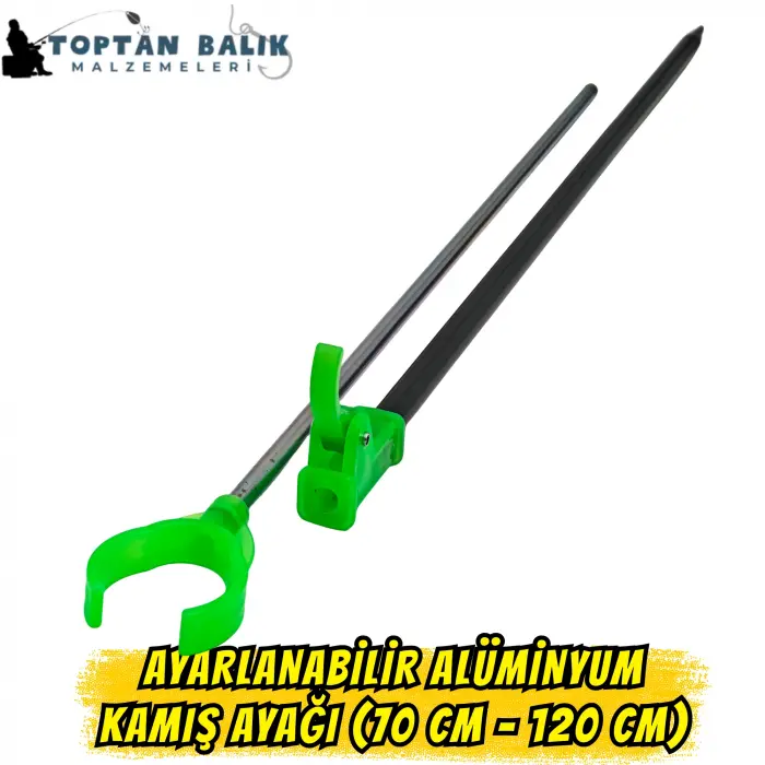 Ayarlanabilir Alüminyum Kamış Ayağı (70 cm - 120 cm)