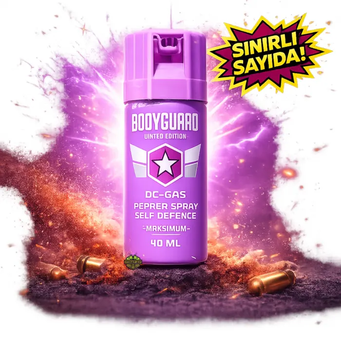 Bodyguard Biber Gazı 40 ml Pembe (Sınırlı Üretim) - Şahsi Savunma Spreyi