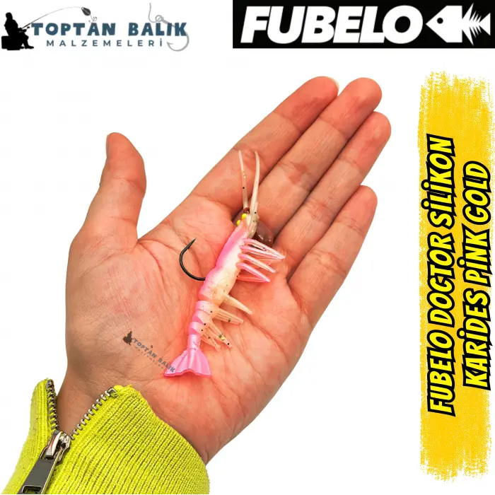 Fubelo Doctor Karides Yapay Maket Yem - Pink Gold 75 mm 6.5 g