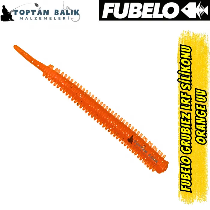 Fubelo Grubiez LRF ve Spin Silikon Yemi - Orange UV (BM-91 OV)