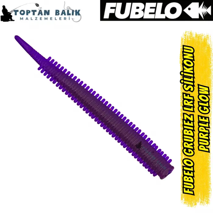 Fubelo Grubiez LRF ve Spin Silikon Yemi - Purple Glow 7cm (BM-91 PG)