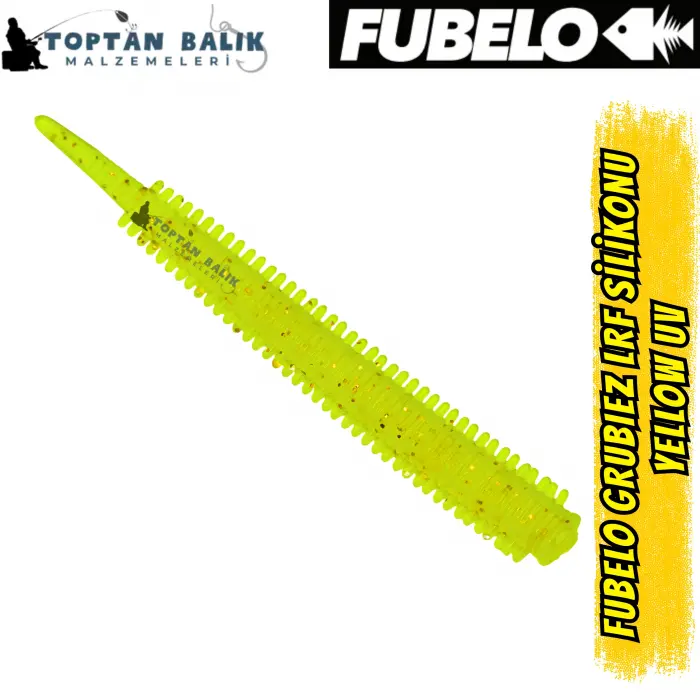 Fubelo Grubiez LRF ve Spin Silikon Yemi - Yellow 7cm (BM-91 YE)
