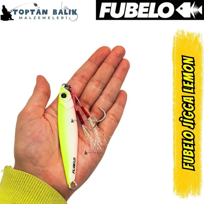 Fubelo Jigga 30g Spin Shore Jigging Metal Sahte Balık