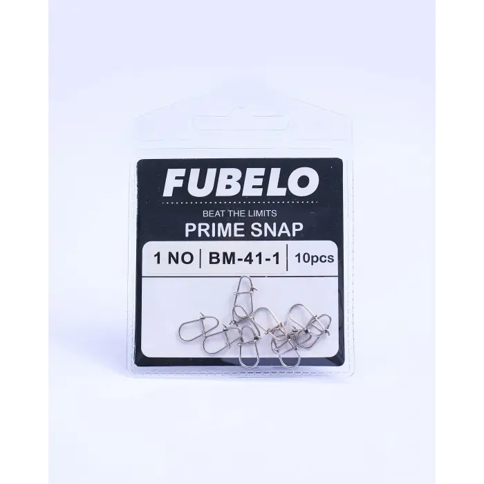 Fubelo Prime Snap Paslanmaz Ultra Güçlü Balıkçı Klipsi No: 1
