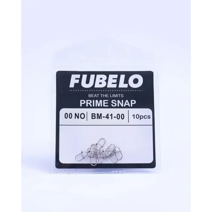 Fubelo Prime Snap Paslanmaz Ultra Güçlü Balıkçı Klipsi No: 0