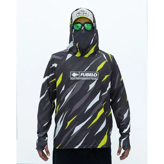 Fubelo Pro Drift Windie Performance Teknik Outdoor ve Bisiklet Tişörtü - Siyah (2XL Beden)