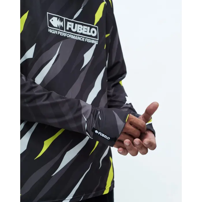 Fubelo Pro Drift Windie Performance Teknik Outdoor ve Bisiklet Tişörtü - Siyah (2XL Beden)