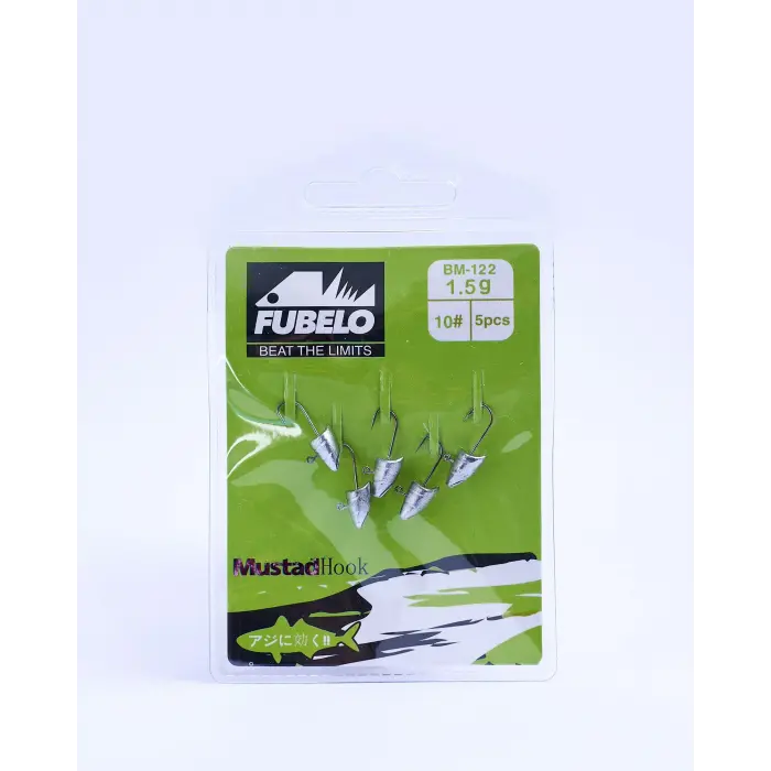 Fubelo Spike Head LRF Jighead Avcı Zoka Serisi (10 No İğne - 5 Adet)