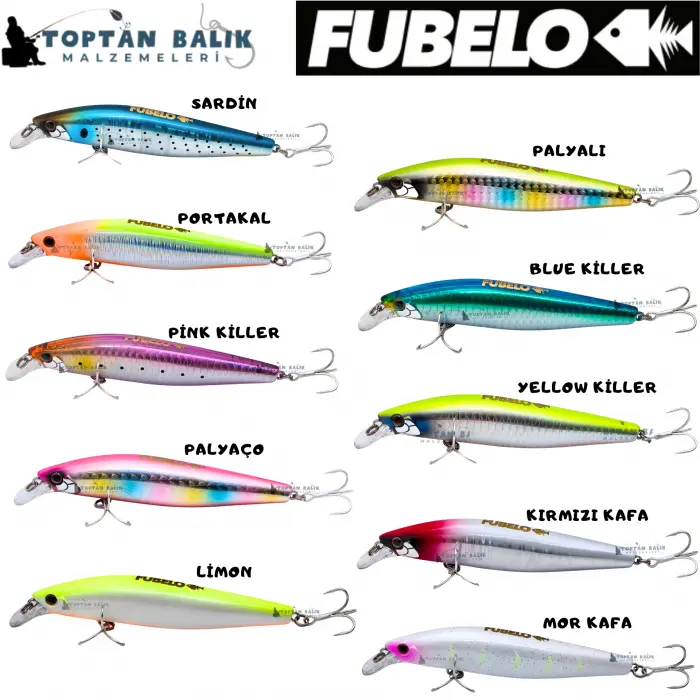 Fubelo Trapper Tungsten AR-C Sinking Maket Yem 9.9 cm 17 gr - Palyalı
