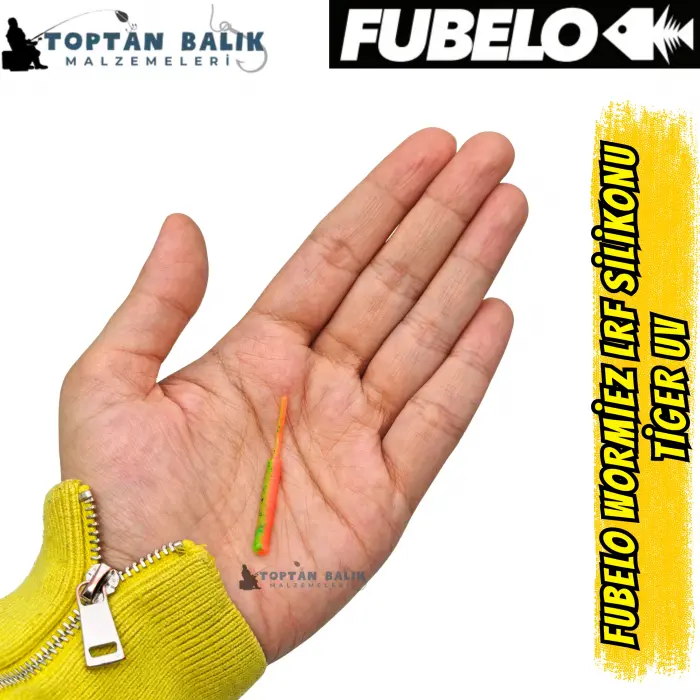 Fubelo Wormiez LRF Silikon Yemi - Fire Tiger (5.2 cm / 18 Adet)