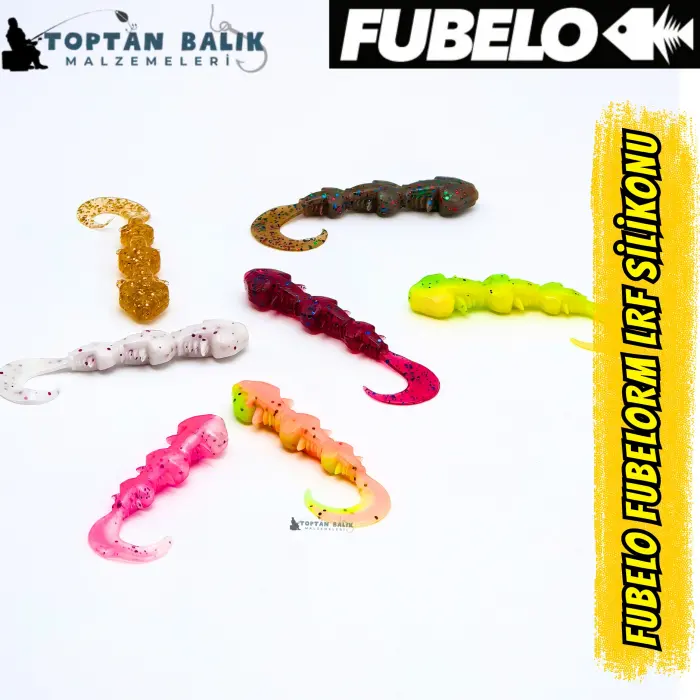 Fubelorm Kokulu Orak Kuyruk LRF Silikon Yemi - Naturel 60mm (BM-600 NA)