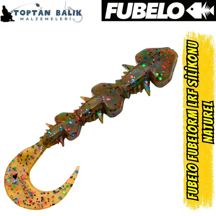 Fubelorm Kokulu Orak Kuyruk LRF Silikon Yemi - Naturel 60mm (BM-600 NA)