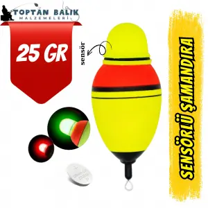 Akıllı Sensörlü Işıklı Gece Şamandırası - 25 gr