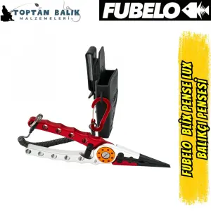 Fubelo Blix Pense Lux Paslanmaz Çok Amaçlı Balıkçı Pensesi - Kırmızı
