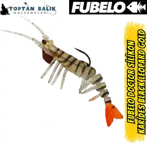 Fubelo Doctor Karides Yapay Maket Yem - Black Leopard Gold 75 mm 6.5 g