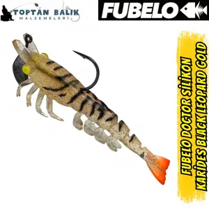 Fubelo Doctor Karides Yapay Maket Yem - Black Leopard Gold 90 mm 14.5 g