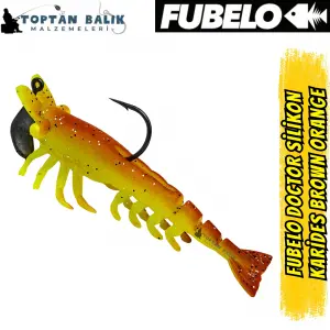 Fubelo Doctor Karides Yapay Maket Yem - Brown Orange 90 mm 14.5 g