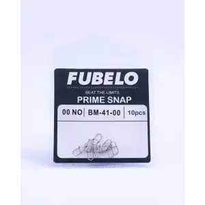 Fubelo Prime Snap Paslanmaz Ultra Güçlü Balıkçı Klipsi No: 0