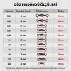 Cotras Profesyonel Düz Fırdöndü - Mat Siyah (NO: 11) - 144lü Paket