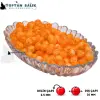 Disko Sarı-Beyaz Sazan Balık Boncuğu 10 mm (İç Çap: 2.5 mm) - 500 Gr Paket