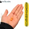Disko Sarı-Turuncu Sazan Balık Boncuğu 10 mm (İç Çap: 2.5 mm) - 500 Gr Paket