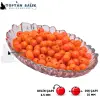Disko Sarı-Turuncu Sazan Balık Boncuğu 10 mm (İç Çap: 2.5 mm) - 500 Gr Paket