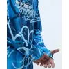 Fubelo Pro Drift Deep Performance Teknik Outdoor ve Bisiklet Tişörtü - Mavi (2XL Beden)