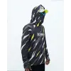 Fubelo Pro Drift Windie Performance Teknik Outdoor ve Bisiklet Tişörtü - Siyah (2XL Beden)