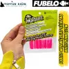 Fubelo Wormiez LRF Silikon Yemi - White Pink Glow 5.2 cm (18 Adet)