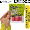 Fubelo Wormiez LRF Silikon Yemi - Red White UV (5.2 cm / 18 Adet)