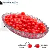 İthal Camgöz Kırmızı Sazan Balık Boncuğu 10 mm (İç Çap: 3.5 mm) - 500 Gr Paket