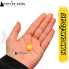 İthal Camgöz Sarı Sazan Balık Boncuğu 14 mm (İç Çap: 2.5 mm) - 500 Gr Paket