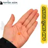 İthal Camgöz Turuncu Sazan Balık Boncuğu 8 mm (İç Çap: 3.5 mm) - 500 Gr Paket