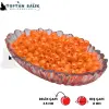 İthal Camgöz Turuncu Sazan Balık Boncuğu 8 mm (İç Çap: 3.5 mm) - 500 Gr Paket